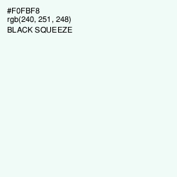 #F0FBF8 - Black Squeeze Color Image